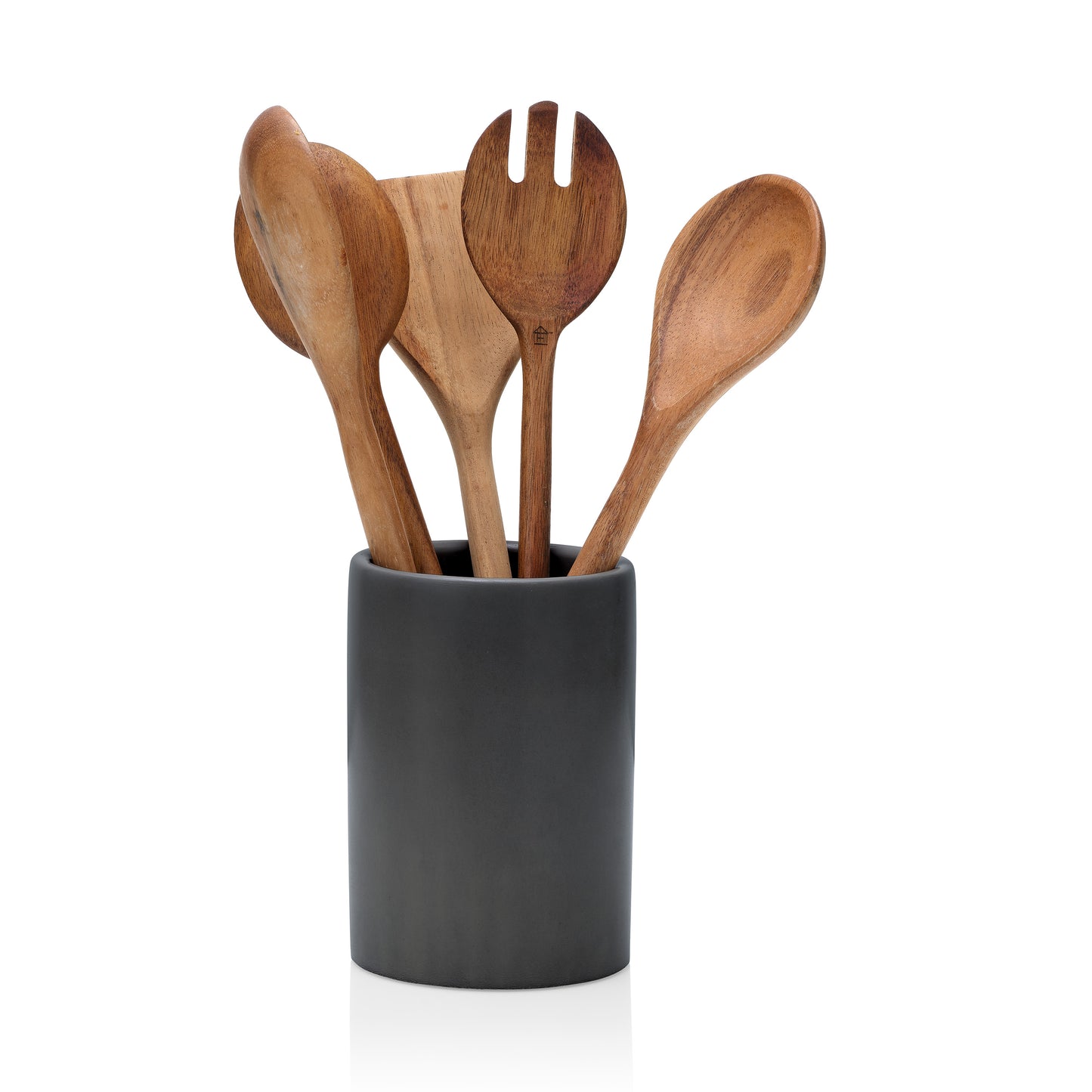 Concrete Utensil Holder / Concrete Wine Chiller: Charcoal