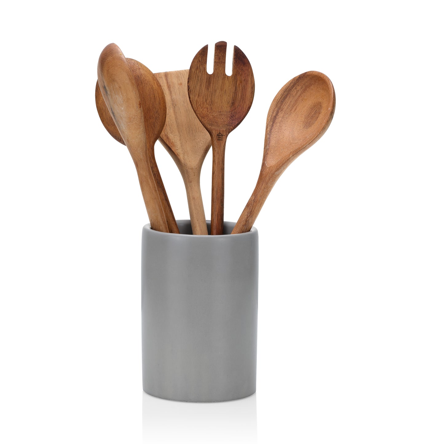 Concrete Utensil Holder / Concrete Wine Chiller: Gray