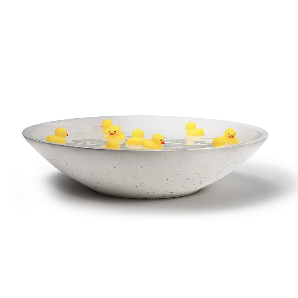 Concrete Infinity Bowl: White