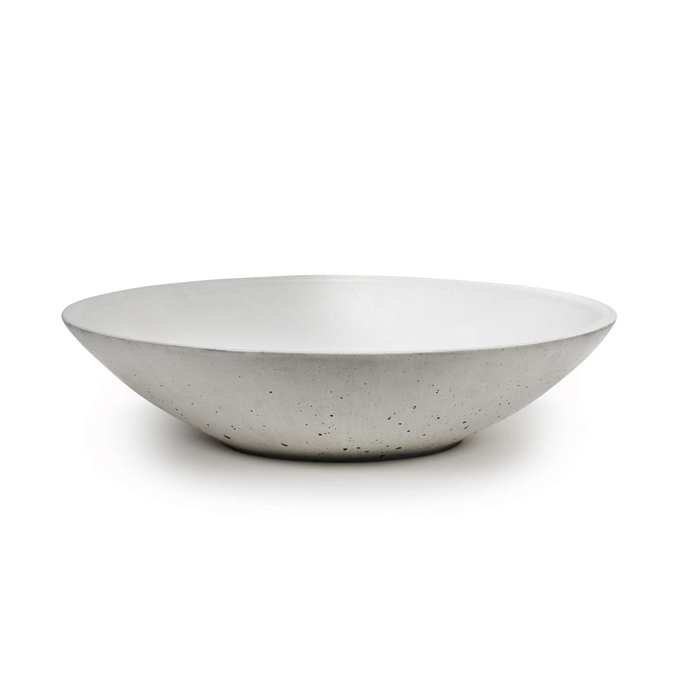 Concrete Infinity Bowl: White