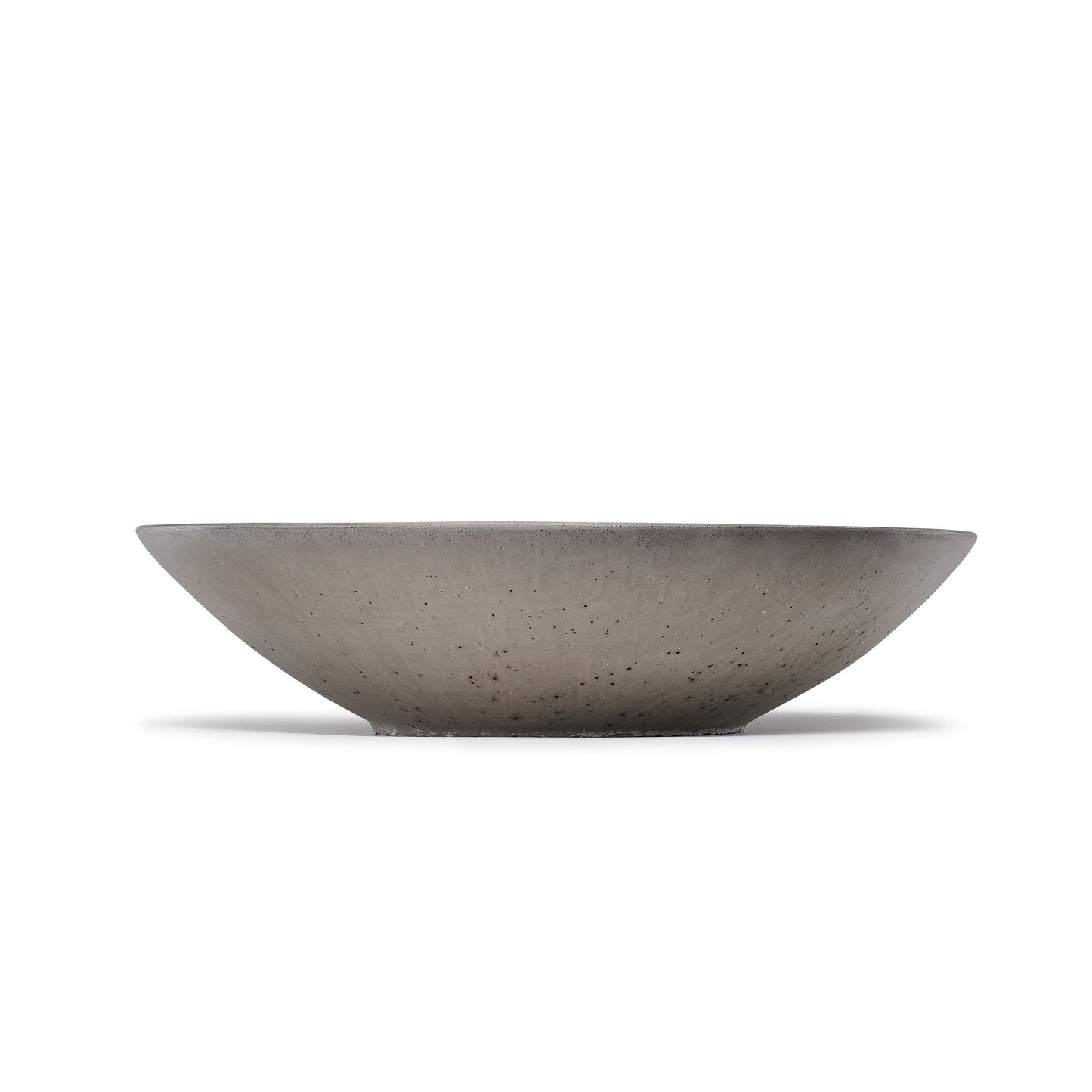 Concrete Infinity Bowl with Birch Presentation Crate: Gray