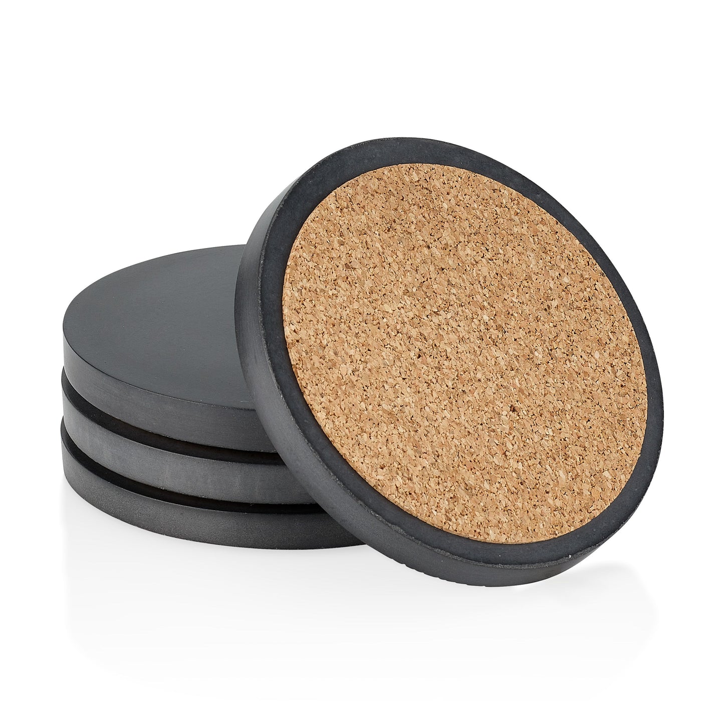 Concrete Coasters: Charcoal