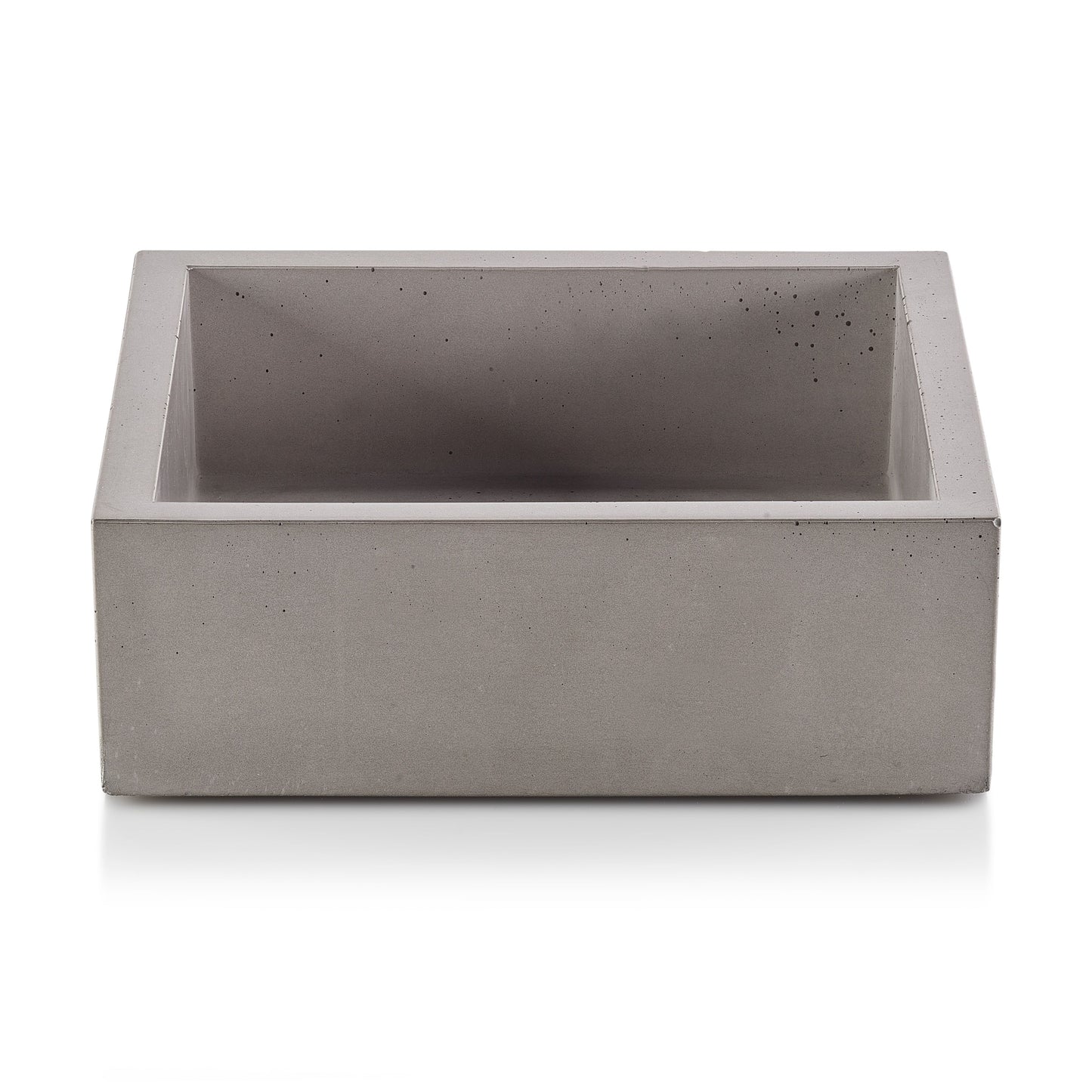 Concrete Cocktail Napkin Bin: Gray