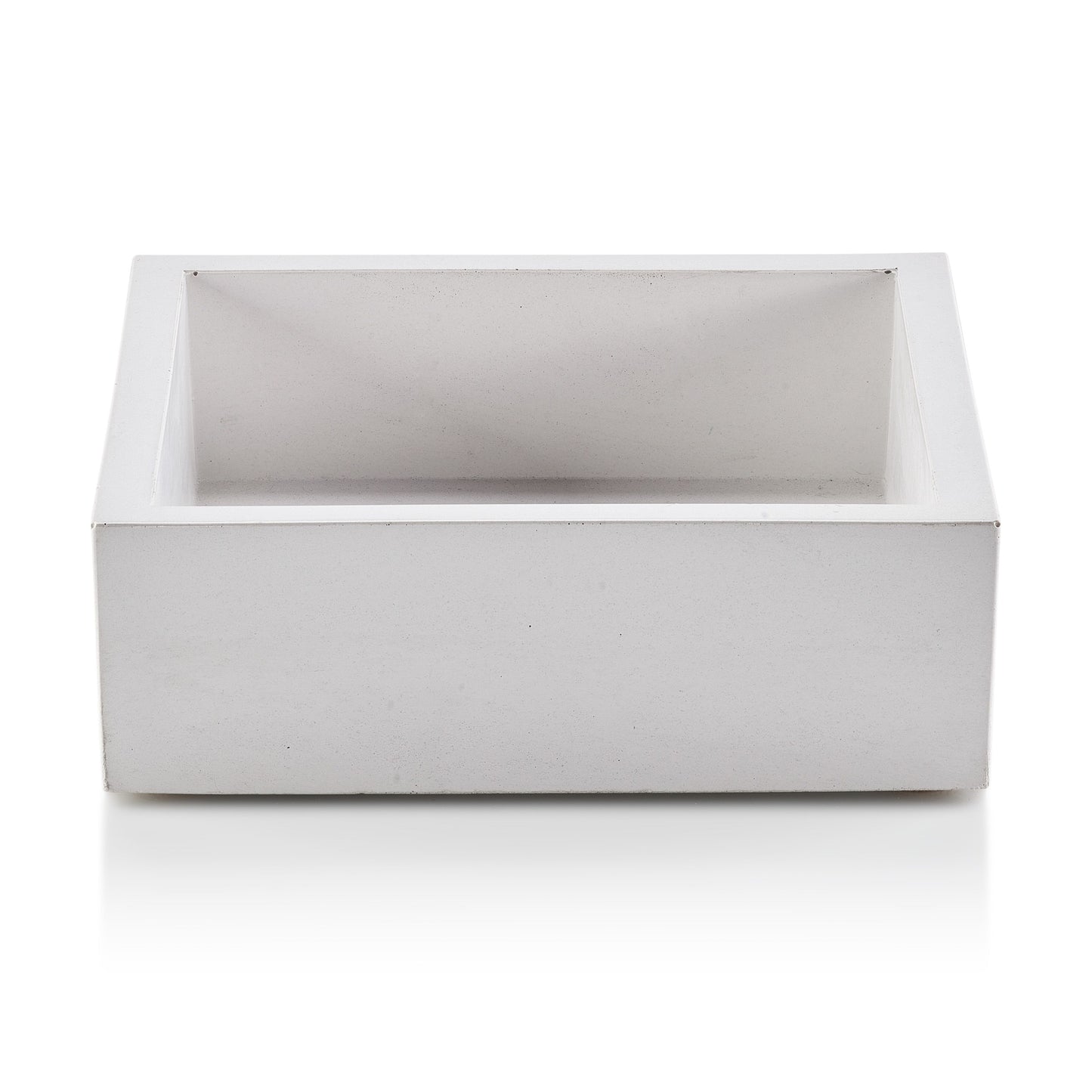 Concrete Cocktail Napkin Bin: White