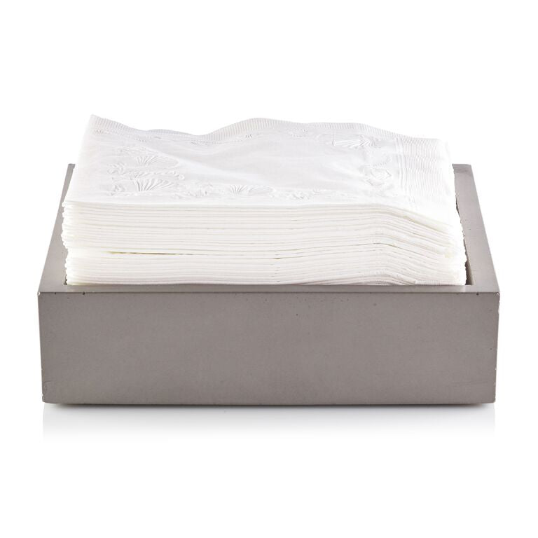 Concrete Napkin/Valet Bin: Gray