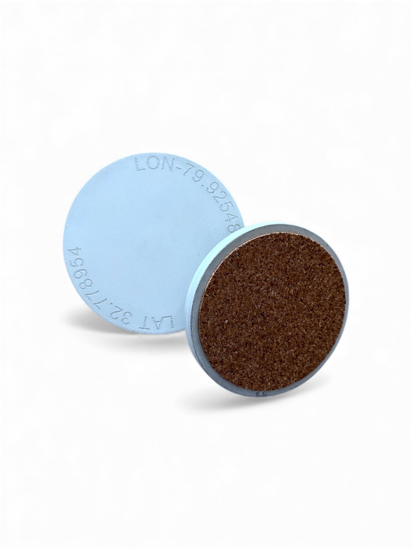 Custom Engraved Longitude/Latitude Coaster Set of 4