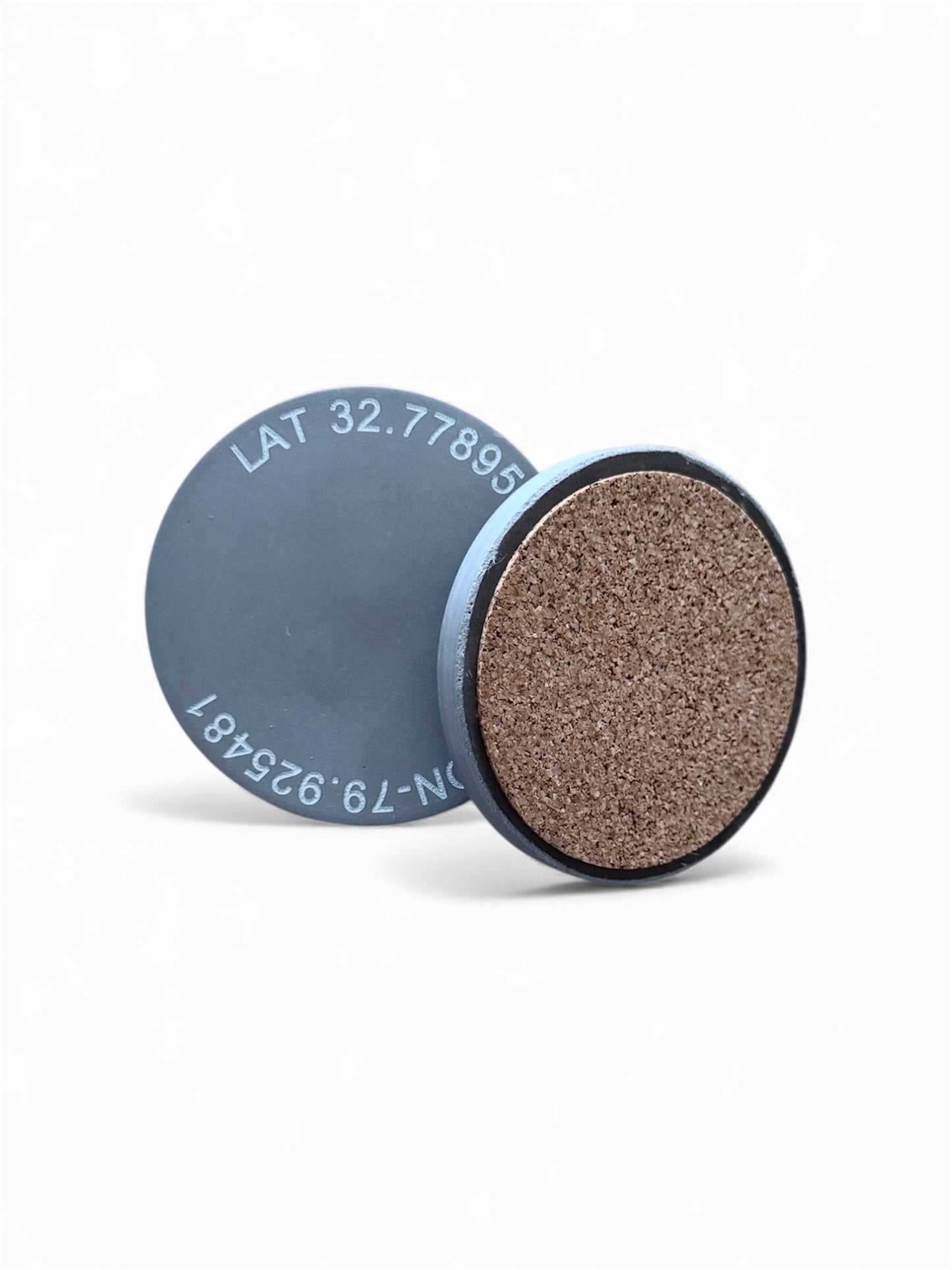 Custom Engraved Longitude/Latitude Coaster Set of 4