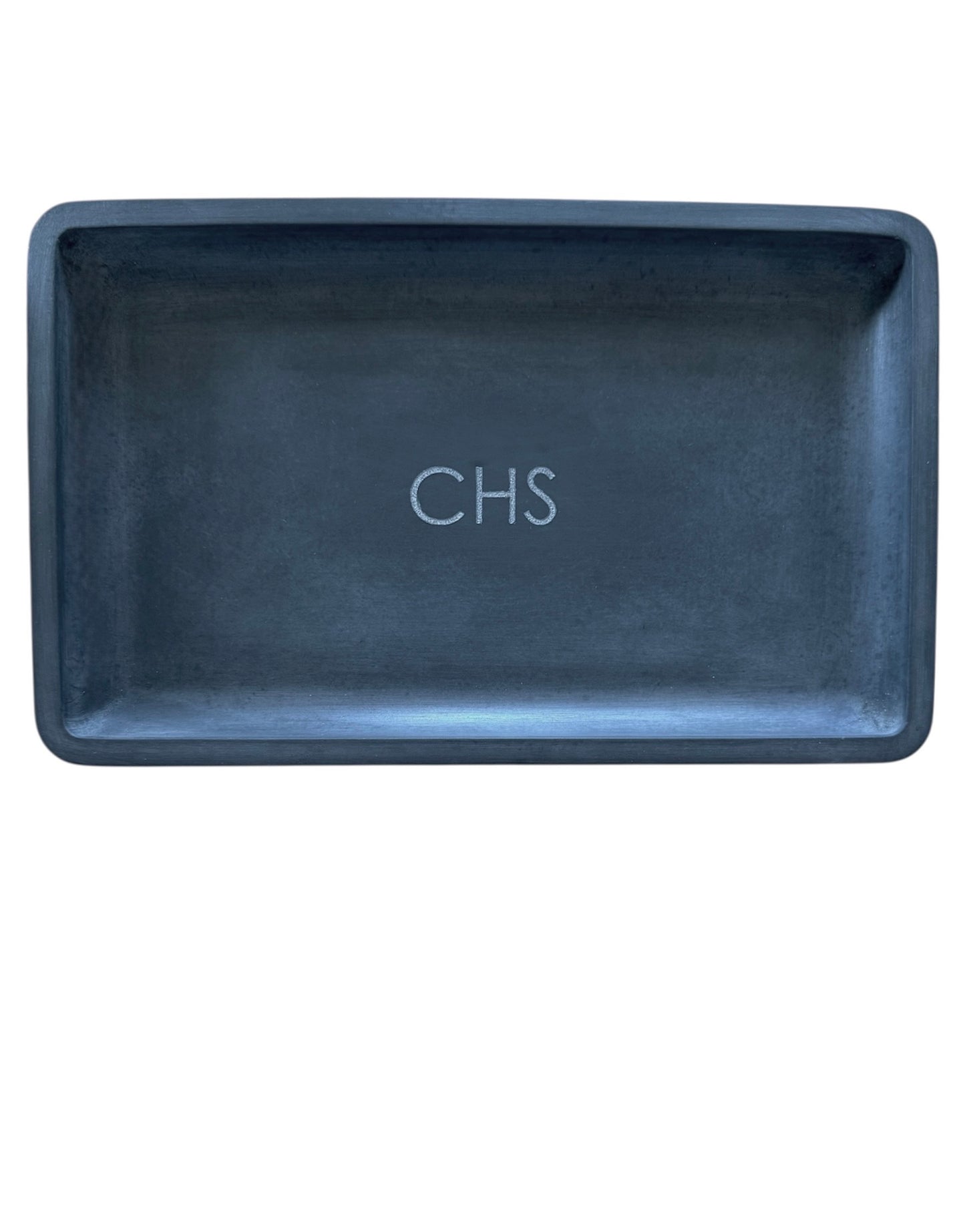 Concrete Engraved Valet Tray