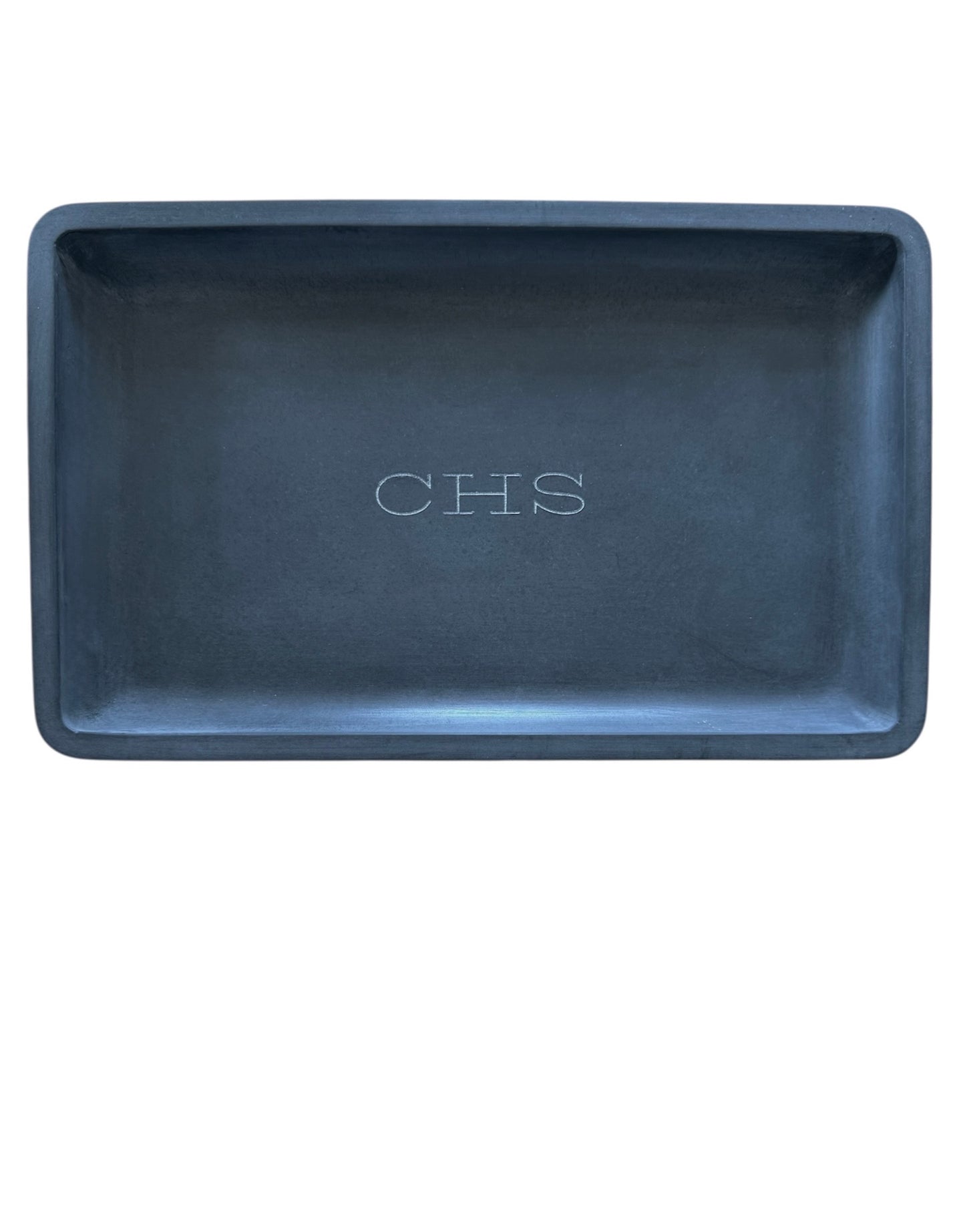 Concrete Engraved Valet Tray
