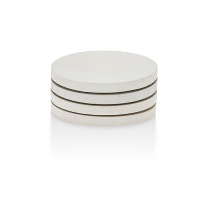 Concrete Coasters: White